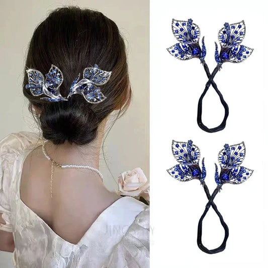 DIVERSE DEPOT™ - Elegant Crystal Butterfly Hair Band