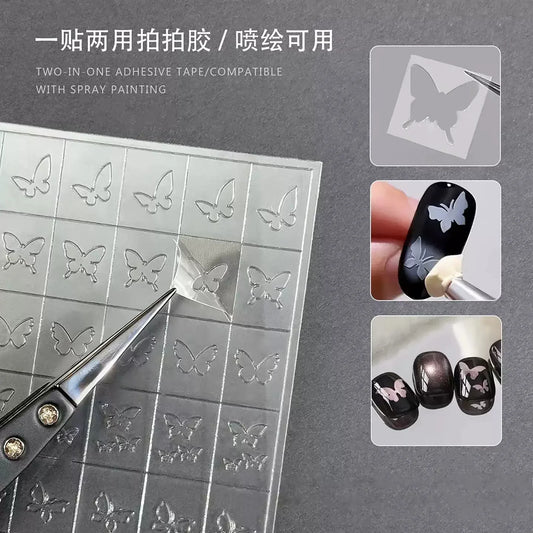 DIVERSE DEPOT™ - Luxury Nail Art Hollow Stickers