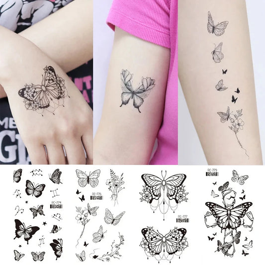 DIVERSE DEPOT™ Easy Apply Fashion Body Art Stickers