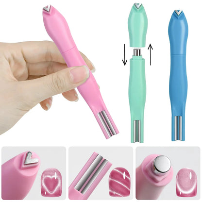 DIVERSE DEPOT™ - 3-in-1 Love Heart Nail Magnet