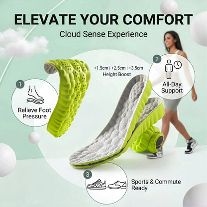 DIVERSE DEPOT™ - Cloud Comfort Height Insoles
