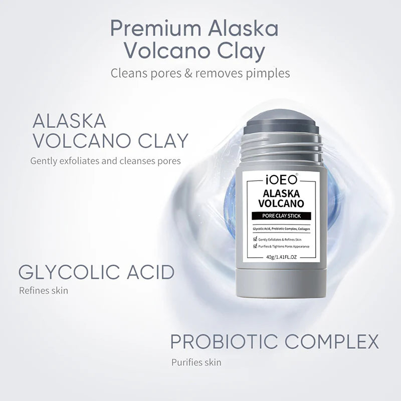 Alaska Volcano Pore Clay Stick