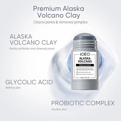 Alaska Volcano Pore Clay Stick