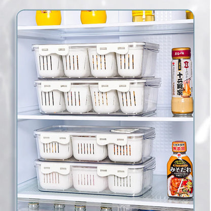 DIVERSE DEPOT™ - Fresh Portable Snack & Veggie Storage Box |