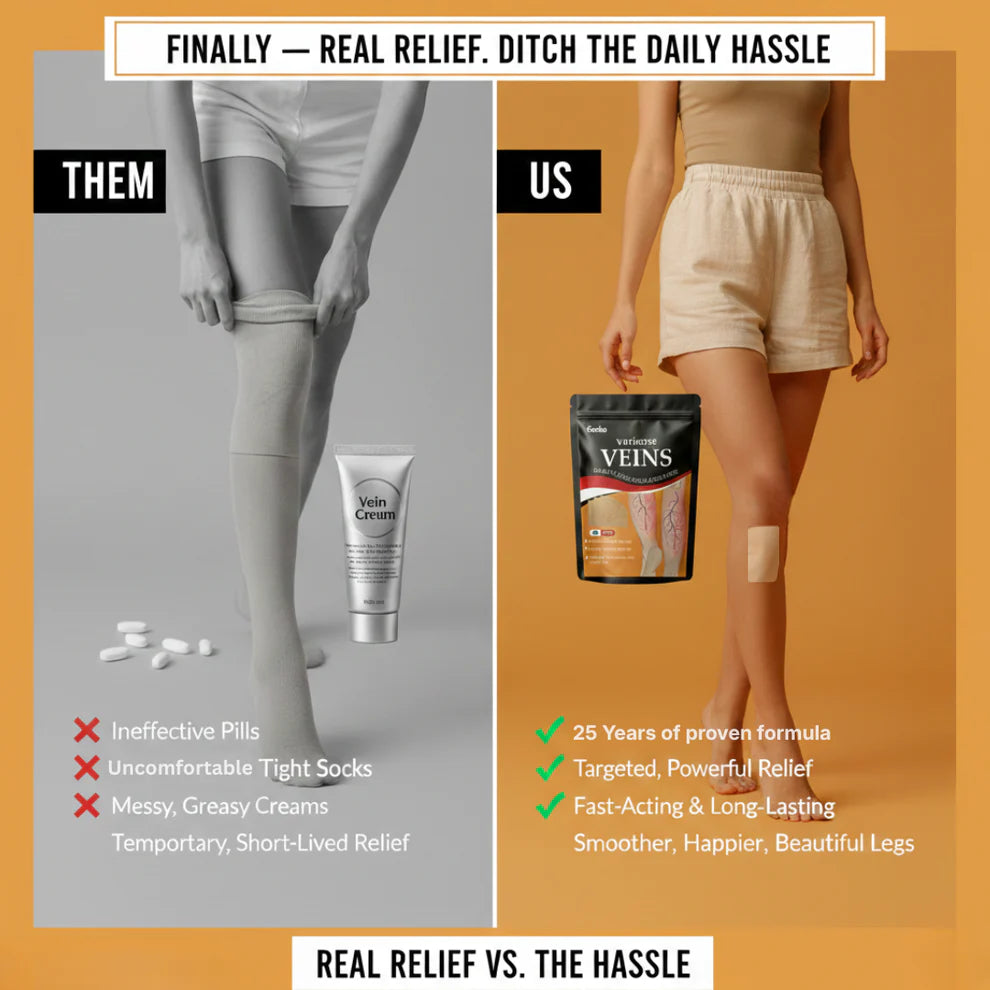 Kenko Spider & Varicose Vein Patches | Natural Herbal
