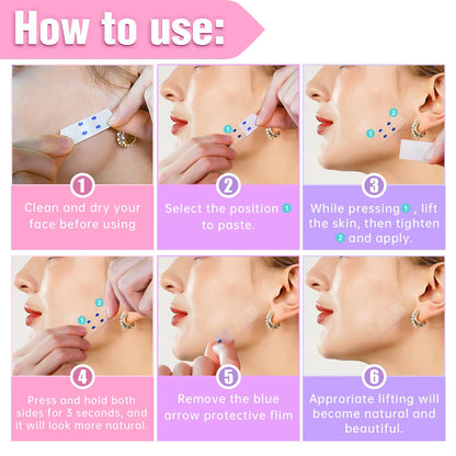 DIVERSE DEPOT™ - Invisible Jawline & V-Line Face Lift Tape