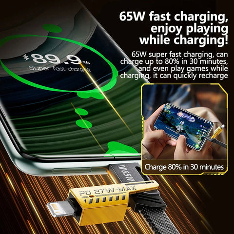 4 in 1 Convertible Fast Data Cable - diverse depot official
