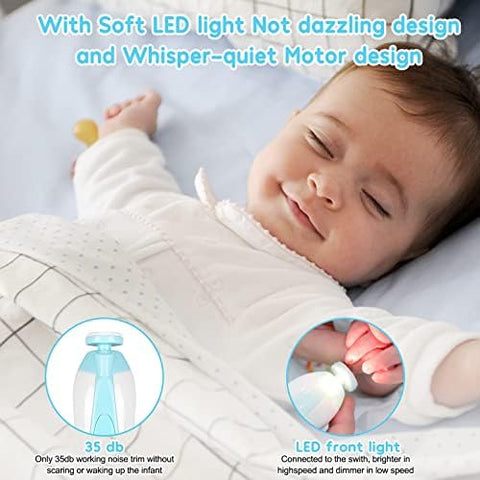 Mom’s Favorite: Electric Baby Nail Clipper – Soft, Safe & Stress-Free | 7-Days Warranty