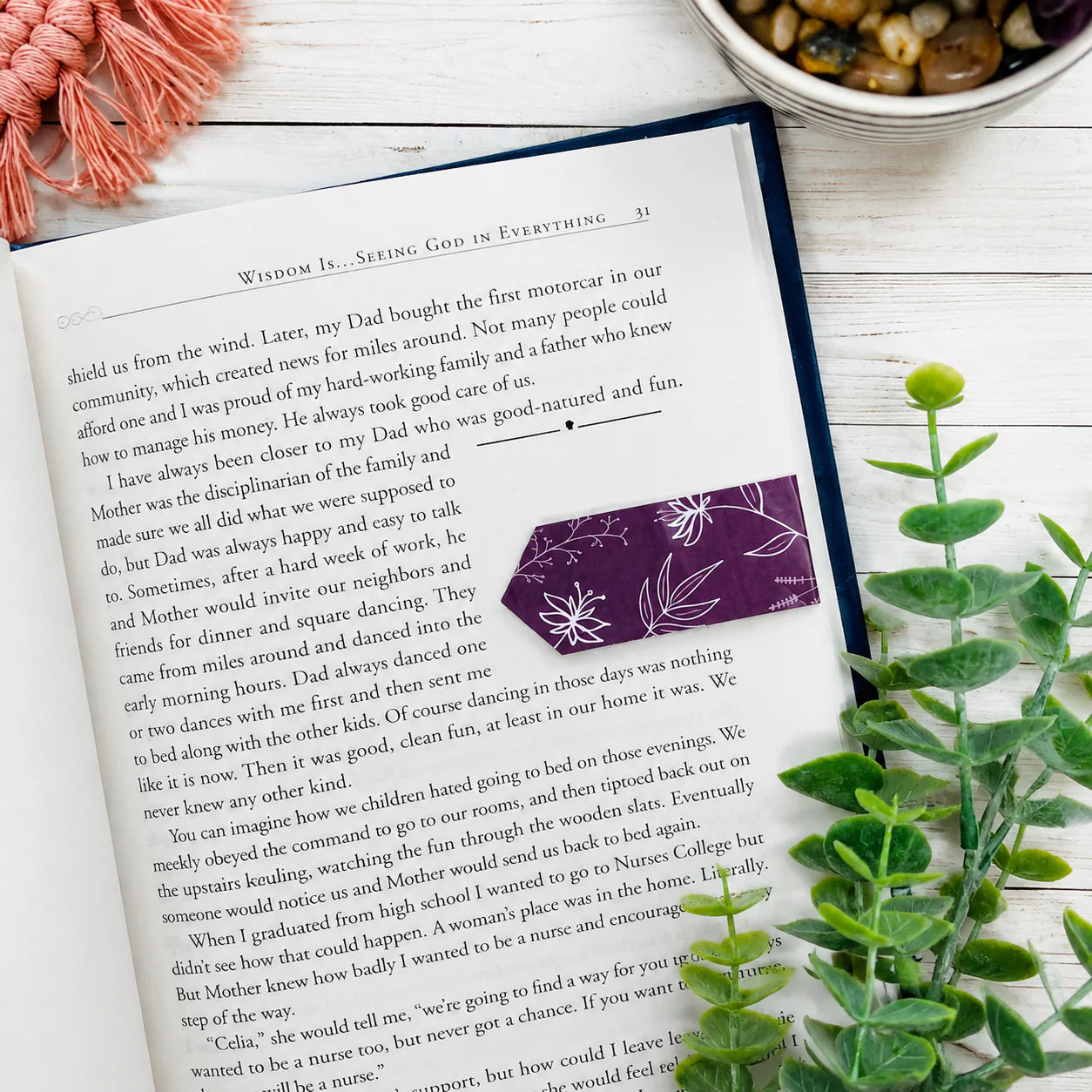 Aesthetic Magnetic Reading Bookmark Set
