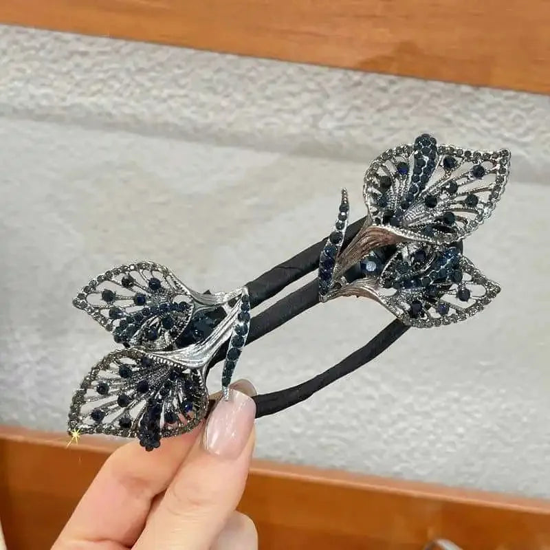 DIVERSE DEPOT™ - Elegant Crystal Butterfly Hair Band
