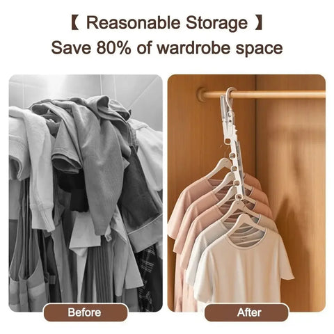 Foldable Five-hole Clothes Hanger - diverse depot official