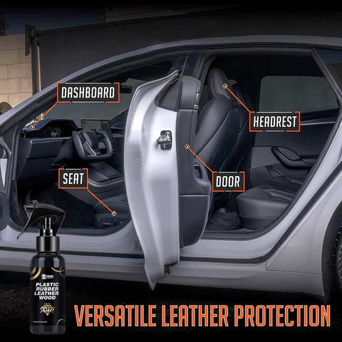 4-in-1 Shine & Protect Spray – 100ml for Leather, Plastic, Rubber & Wood - diverse depot official