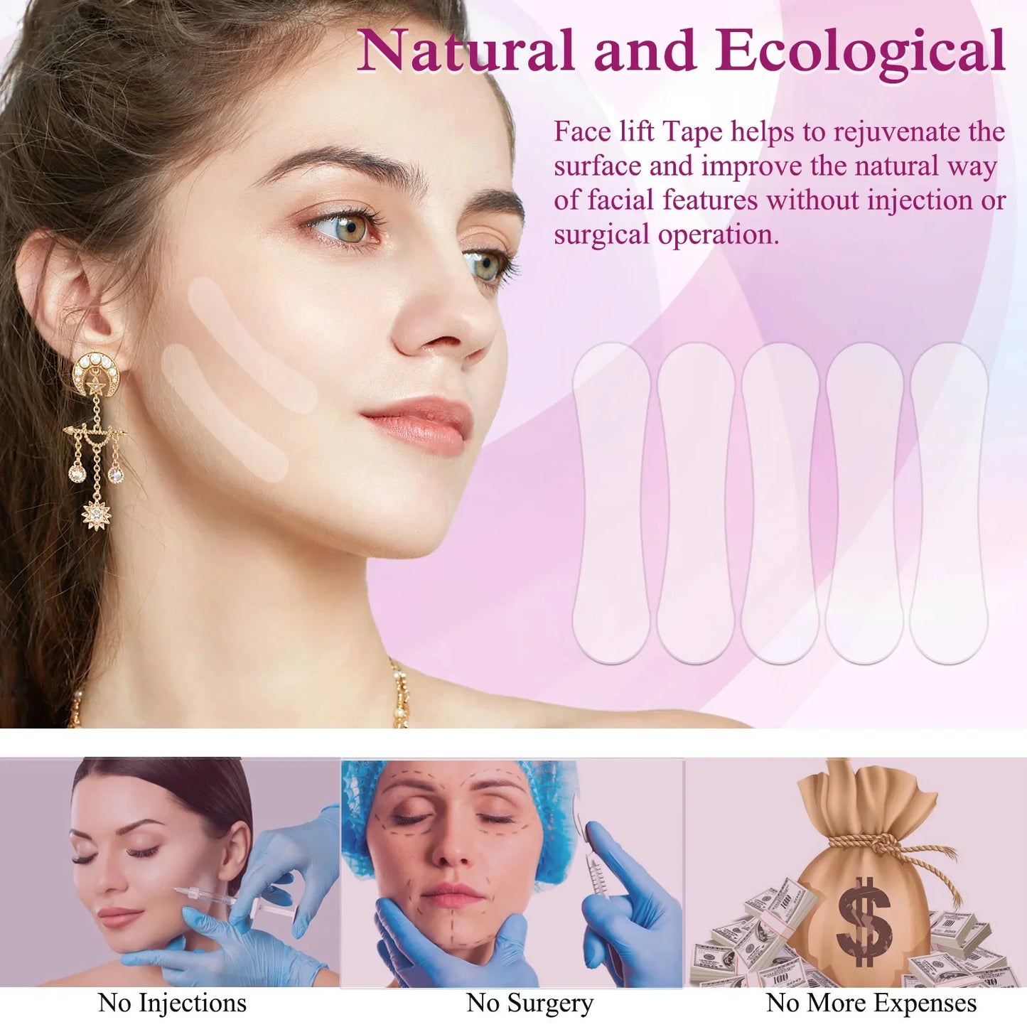 DIVERSE DEPOT™ - Invisible Jawline & V-Line Face Lift Tape