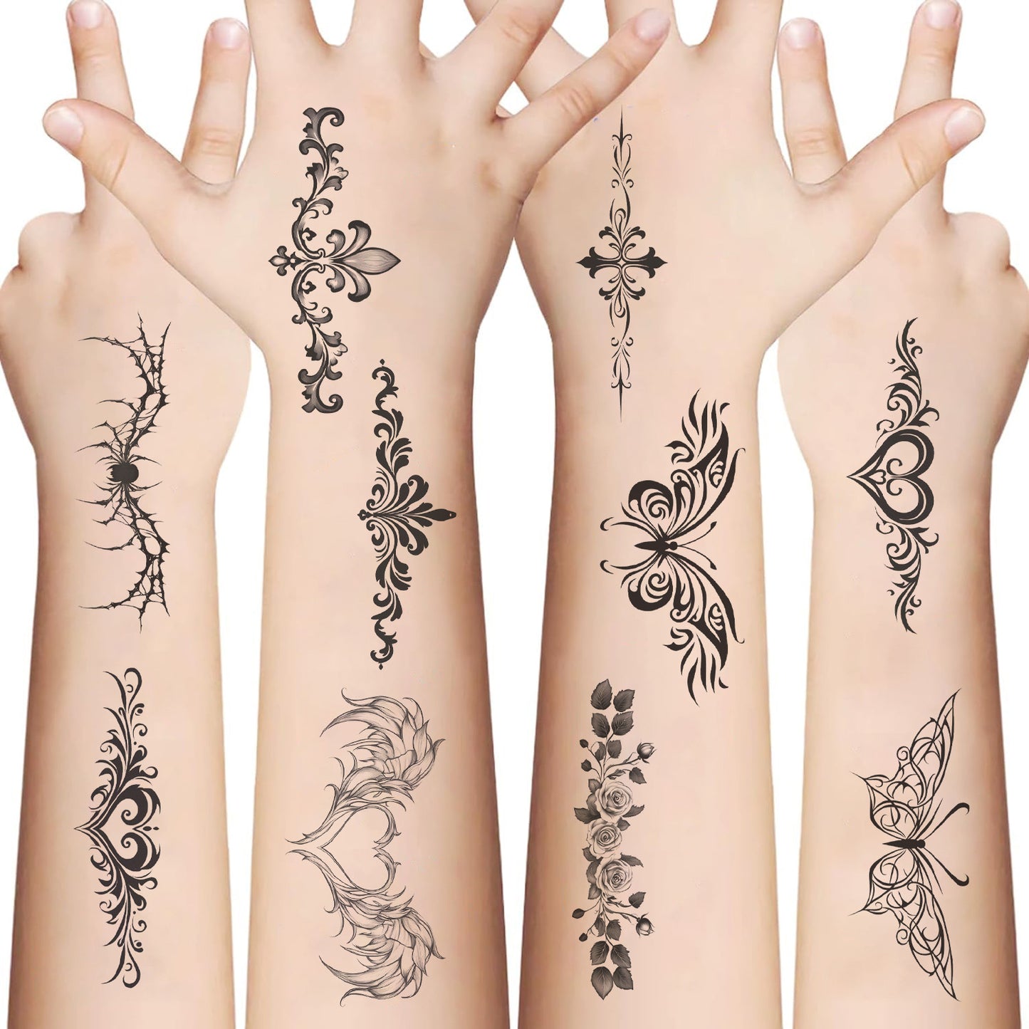 DIVERSE DEPOT™ Easy Apply Fashion Body Art Stickers