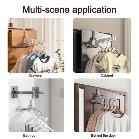 Foldable Five-hole Clothes Hanger - diverse depot official