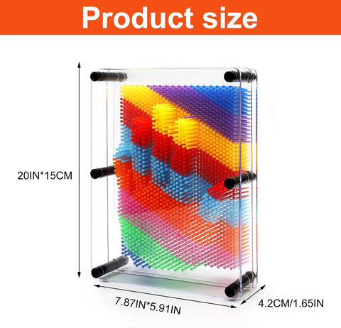 3D Pin Art Board – Impression Toy for Creative Fun & Room Decor | Free Shipping