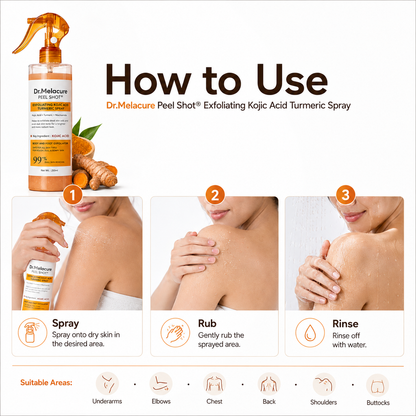 Dr. Melacure Body Kojic Acid Turmeric Peel Shot