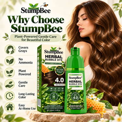 Stump Bee™ | Organic Bubble Hair Dye | Herbal Hair Dye