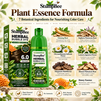 Stump Bee™ | Organic Bubble Hair Dye | Herbal Hair Dye