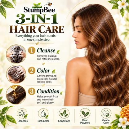 Stump Bee™ | Organic Bubble Hair Dye | Herbal Hair Dye
