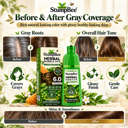 Stump Bee™ | Organic Bubble Hair Dye | Herbal Hair Dye