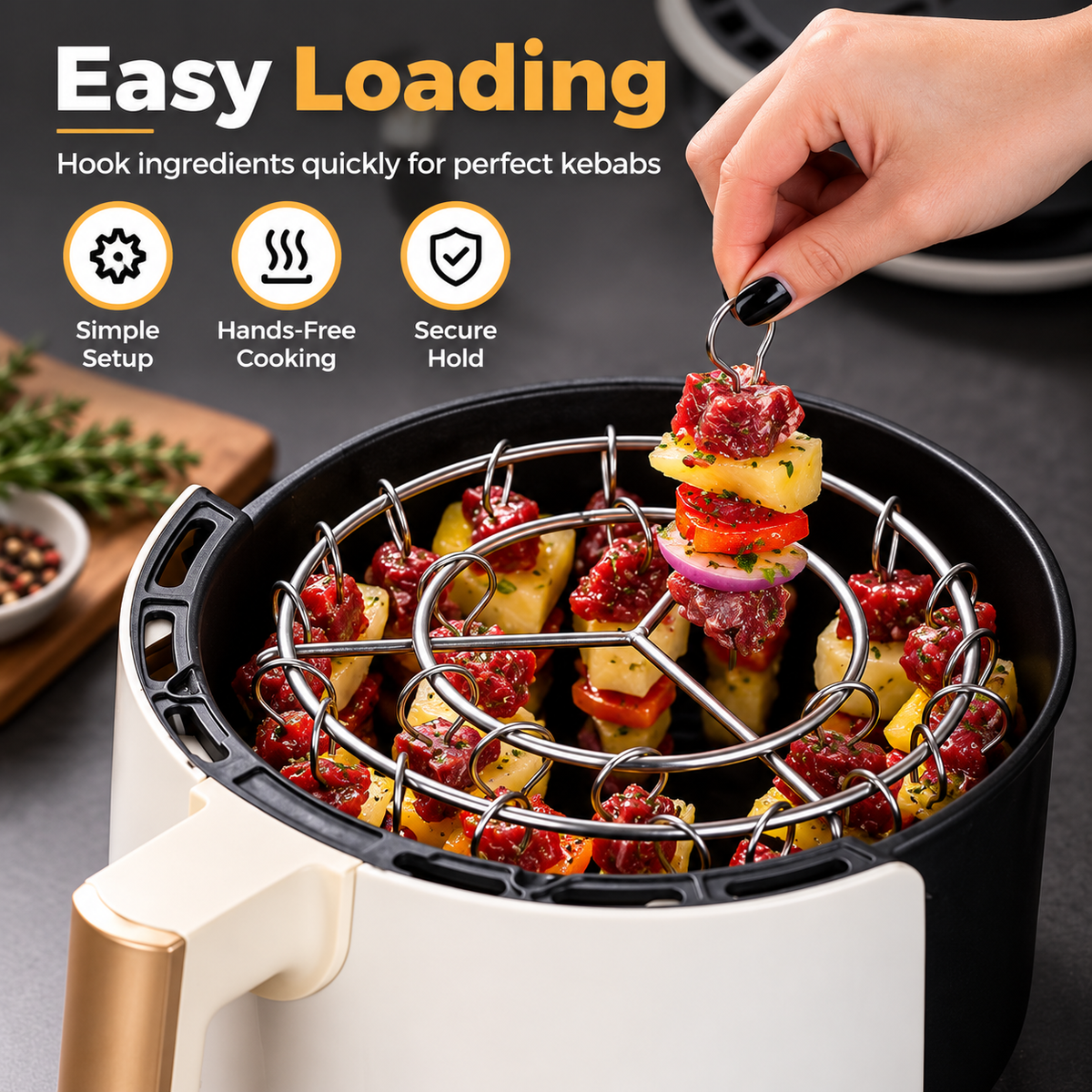 Stainless Steel Air Fryer BBQ Rack