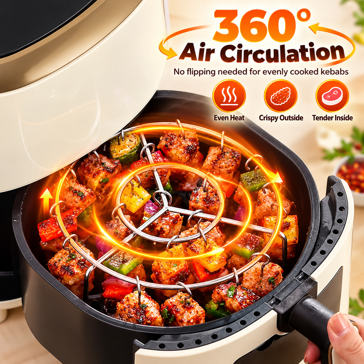 Stainless Steel Air Fryer BBQ Rack