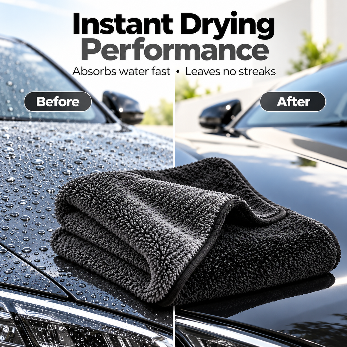 Multi Purpose Micro Fibre Car Cleaning Towel