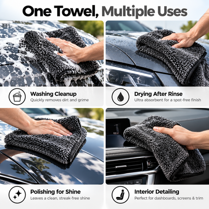 Multi Purpose Micro Fibre Car Cleaning Towel