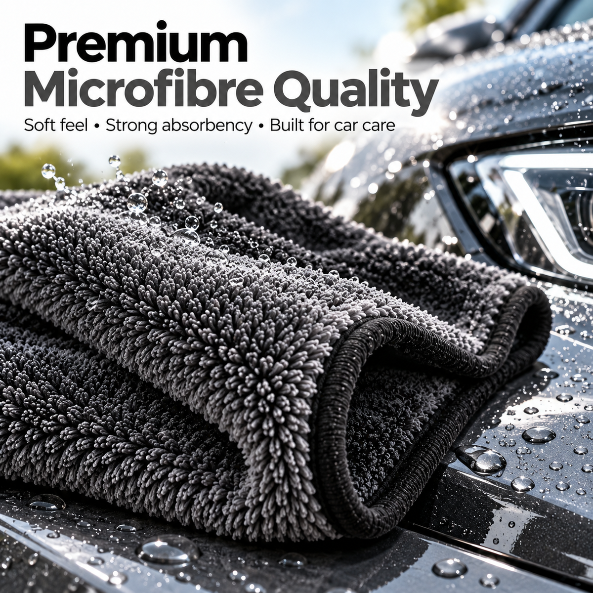 Multi Purpose Micro Fibre Car Cleaning Towel