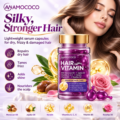 Hair Vitamin Shine & Frizz Control Capsules