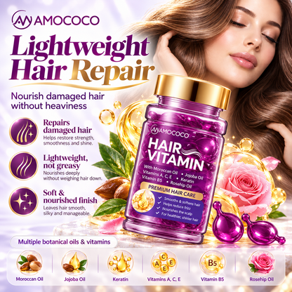 Hair Vitamin Shine & Frizz Control Capsules