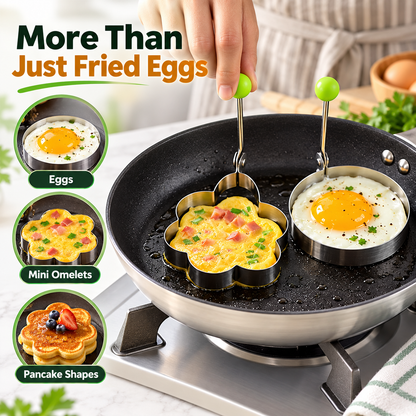 Stainless Steel Multi-Shape Egg Mold