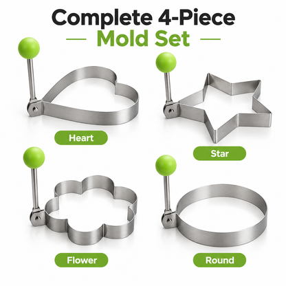Stainless Steel Multi-Shape Egg Mold