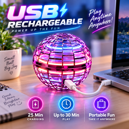 Magic Hover Ball with RGB Lights | Flying Magic Ball For Kids