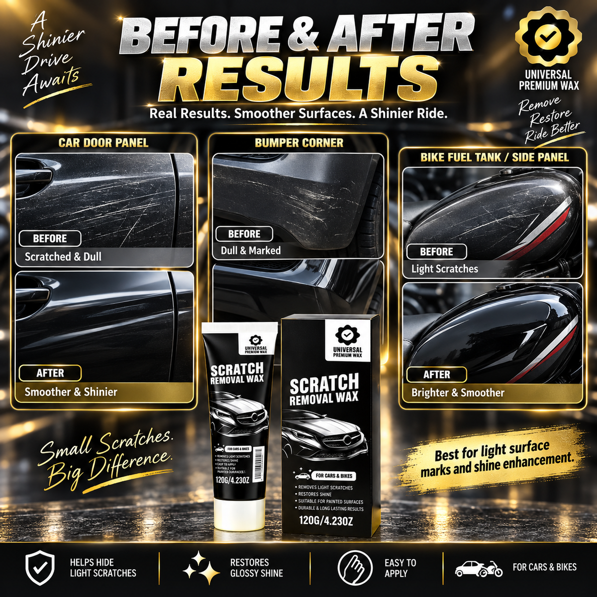DIVERSE DEPOT® | Premium Automobile Scratch Remover Wax