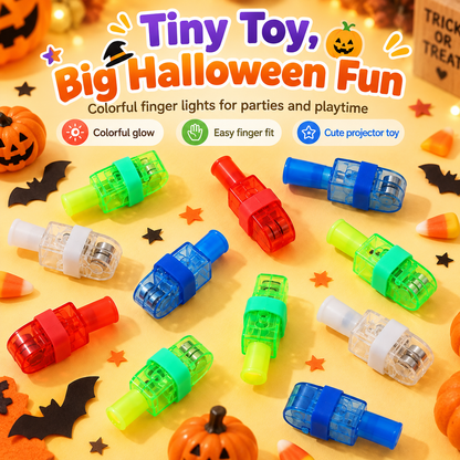 Halloween Projection Finger Lights – Finger Ring Toy