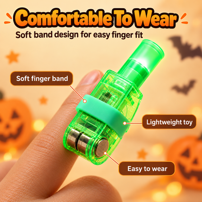 Halloween Projection Finger Lights – Finger Ring Toy
