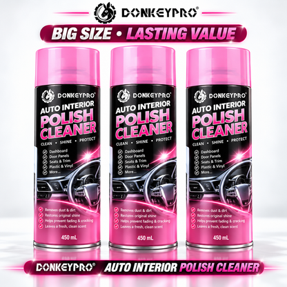 DonkeyPro Interior Car Cleaner & Polishing Detailer Spray