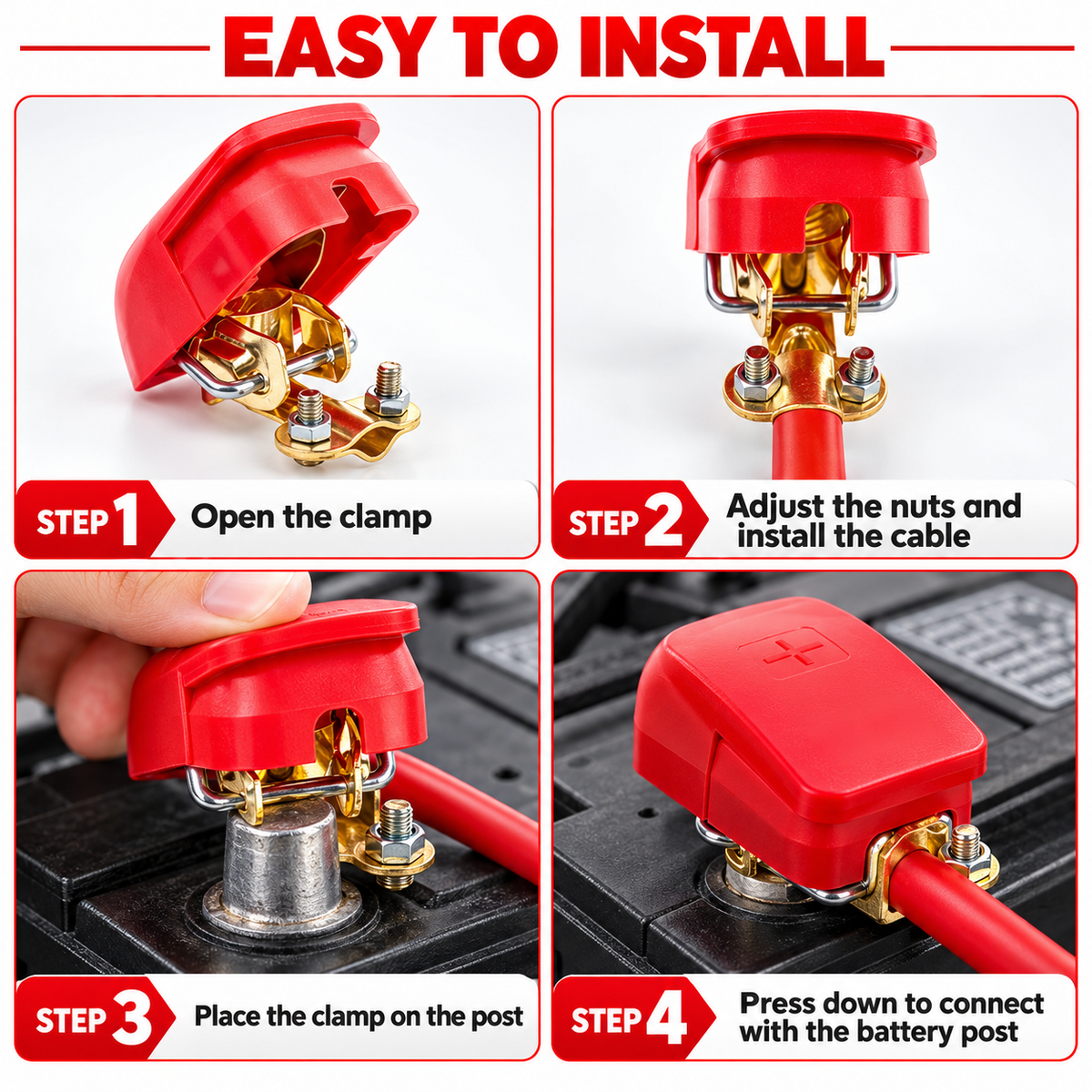 Quick Release Terminal Connector Clamps