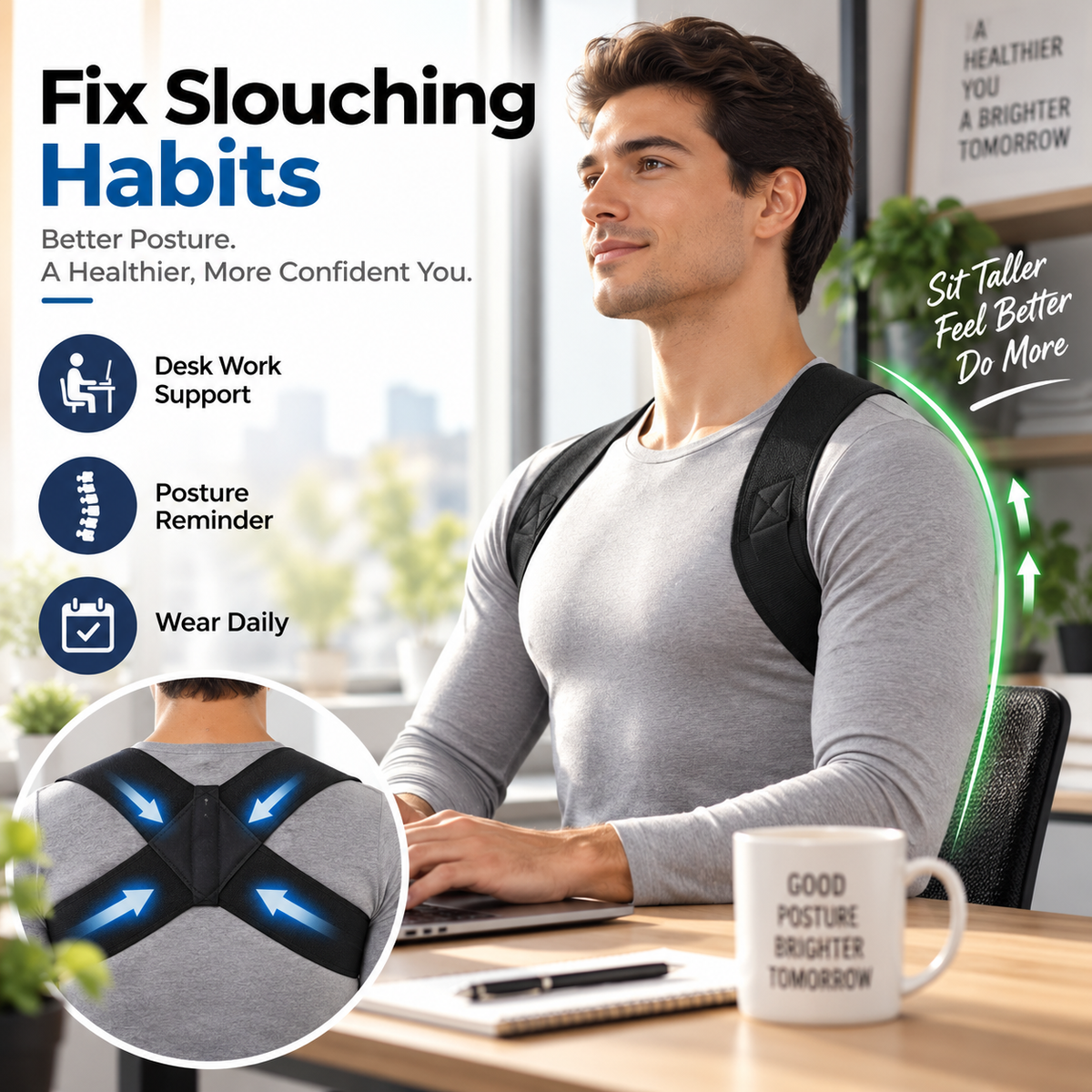 Fitness Posture Corrector Training Straps