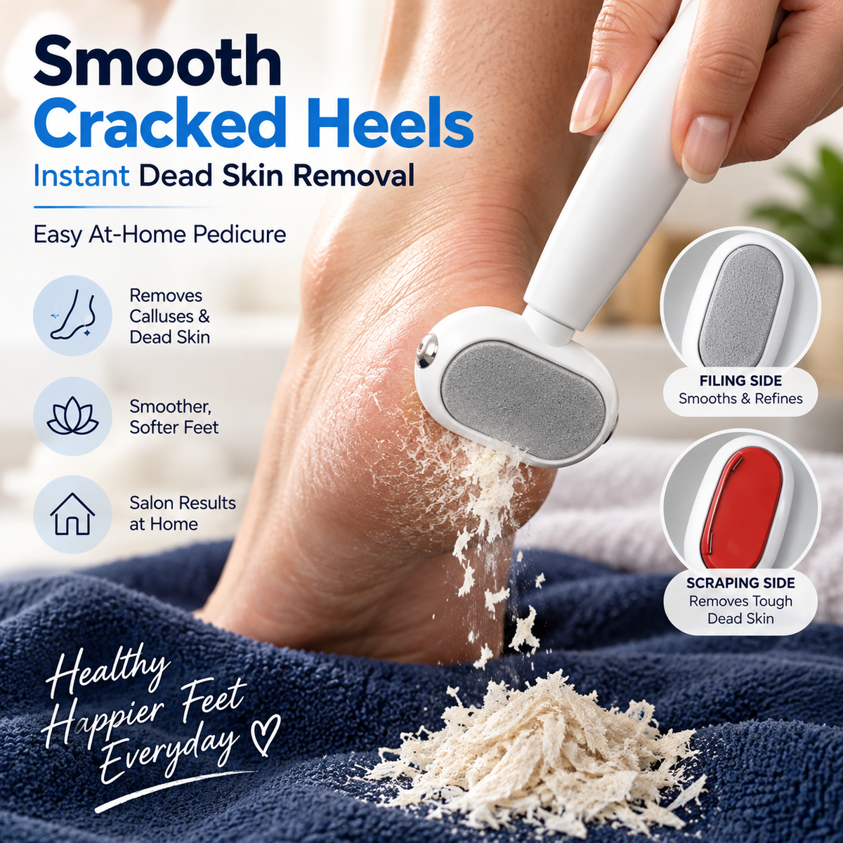 Foot Peel™ | Cracked Heel Repair & Foot Smoothing Scalper