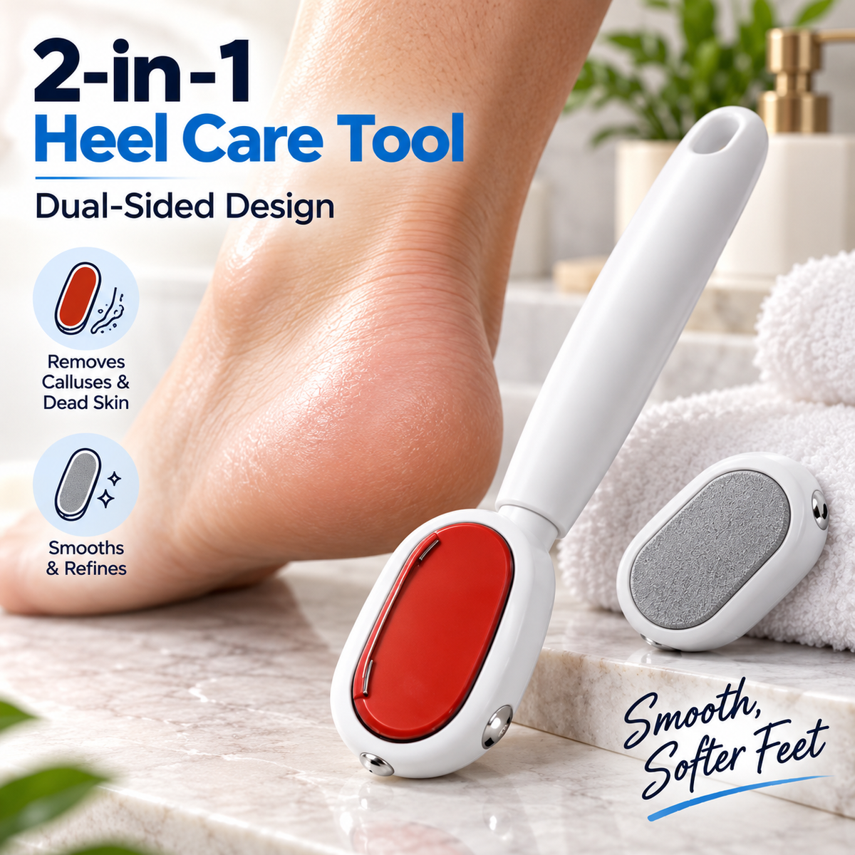 Foot Peel™ | Cracked Heel Repair & Foot Smoothing Scalper