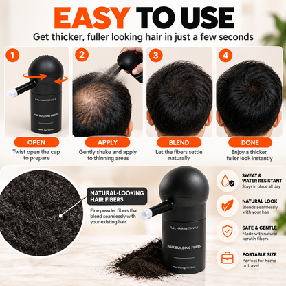 High Quality Bunee Hair Fiber Applicator For Men & Women