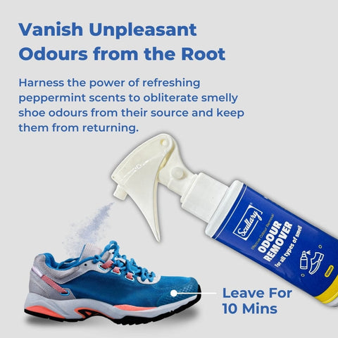 Shoe & Foot Smell Remover Spray – 100% Natural Deodorizer for Men & Women | Fast Odor Relief
