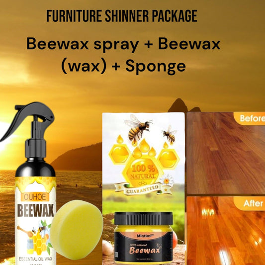 Beeswax Furniture Polish + Spray (UAE Imported) – Limited Stock!