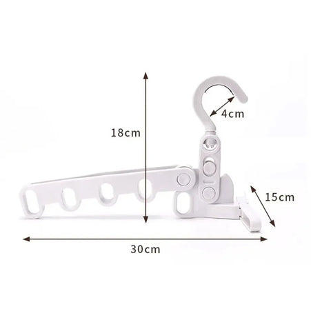 Foldable Five-hole Clothes Hanger - diverse depot official
