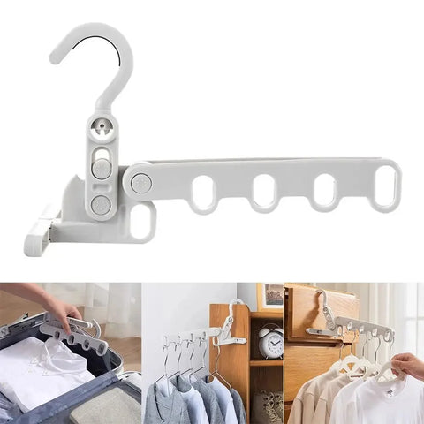 Foldable Five-hole Clothes Hanger - diverse depot official