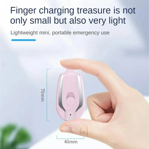 Portable Keychain Charger & Power Bank – Your Emergency Power Backup! - diverse depot official