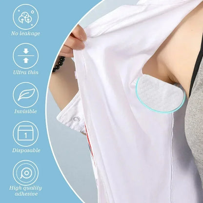 Disposable Underarm Sweat Pads - Invisible, Breathable, Anti-Odor & Comfortable - diverse depot official